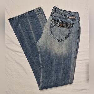 J&Company Jeans With Embellished Pockets Size 28